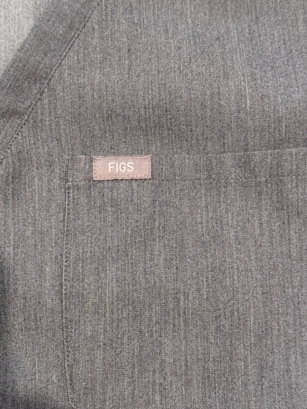 FIGS Catarina One-Pocket Scrub Top Graphite Gray Women’s XS - Picture 3 of 8